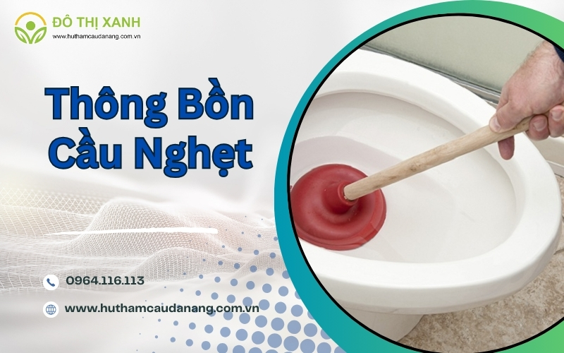 thông bồn cầu nghẹt