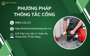 Phương pháp thông tắc cống